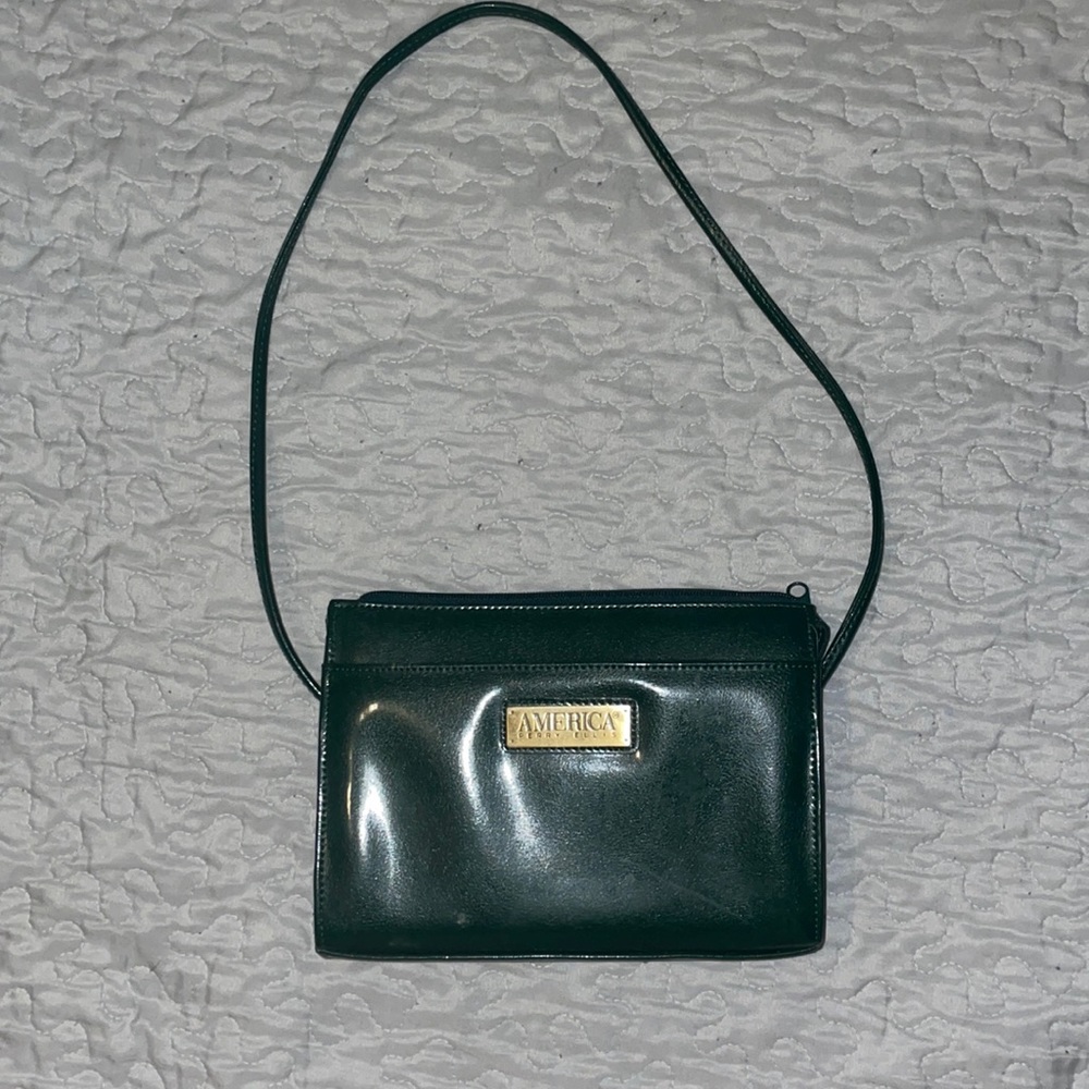 Perry ellis green purse